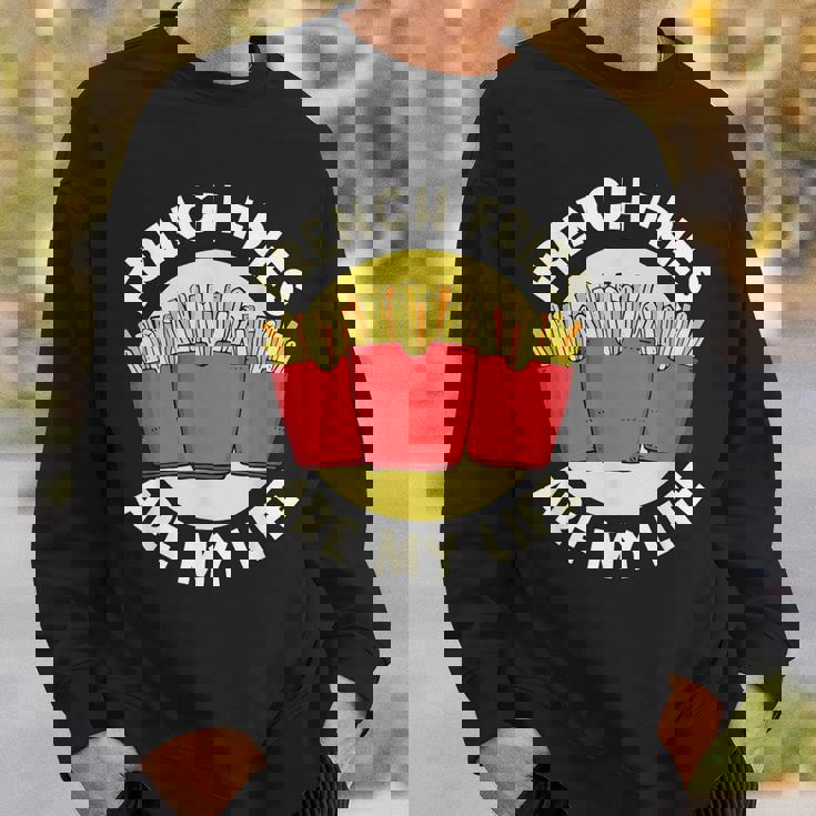 フライドポテト フライドポテトは私の人生 フライドポテト スウェットシャツ 彼への贈り物