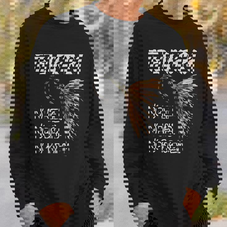 フライフィッシング用ブラックtシャツ テンカラ スウェットシャツ 彼への贈り物