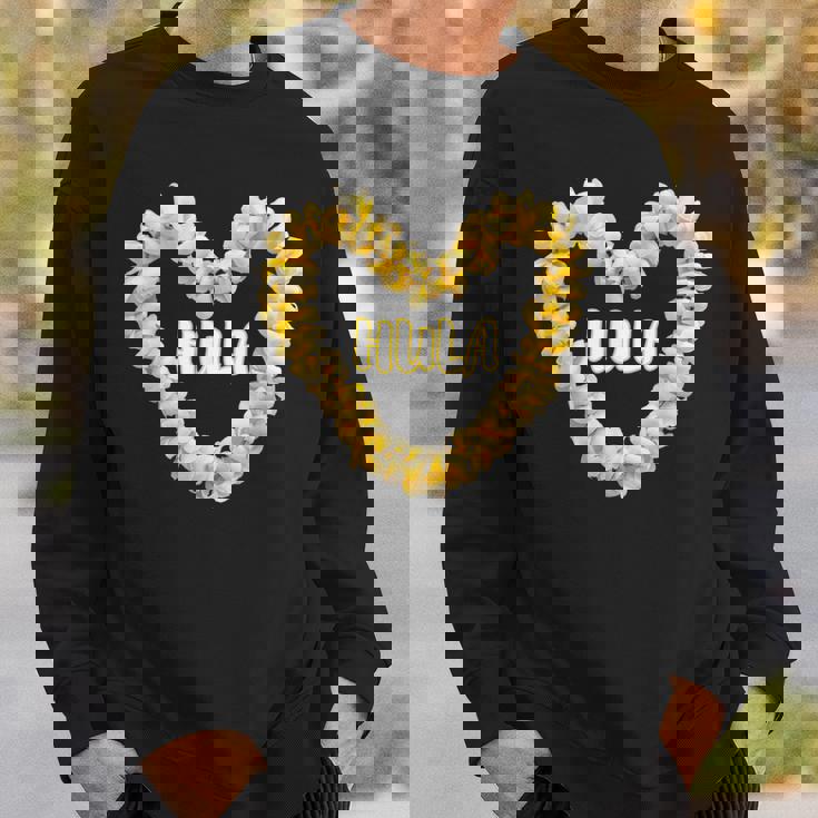 フラプルメリアハート レイダンサー ハワイ スウェットシャツ 彼への贈り物