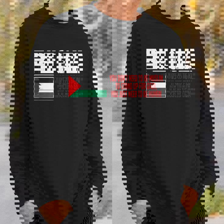 フリーガザ セーブガザ フリーパレスチナ パレスチナ スウェットシャツ 彼への贈り物