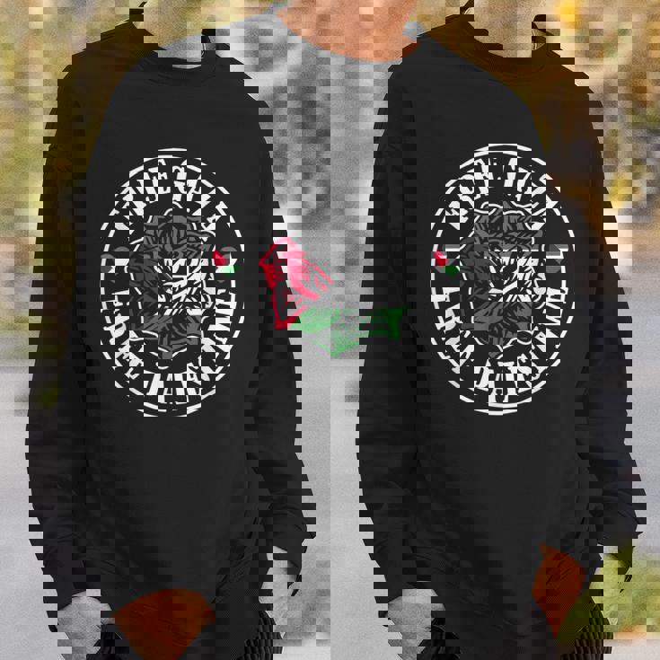 フリーガザフリーパレスチナフリーパレスチナ スウェットシャツ 彼への贈り物