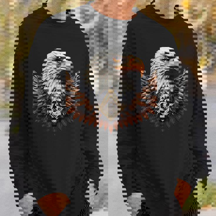 フリーメイソンs&C「知恵を持ったワシ」のシンボル。 スウェットシャツ 彼への贈り物