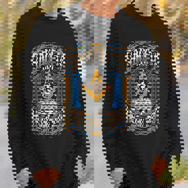 フリーメーソンのシンボル「フリーメーソンのプライドの光を共有する」S&C スウェットシャツ 彼への贈り物