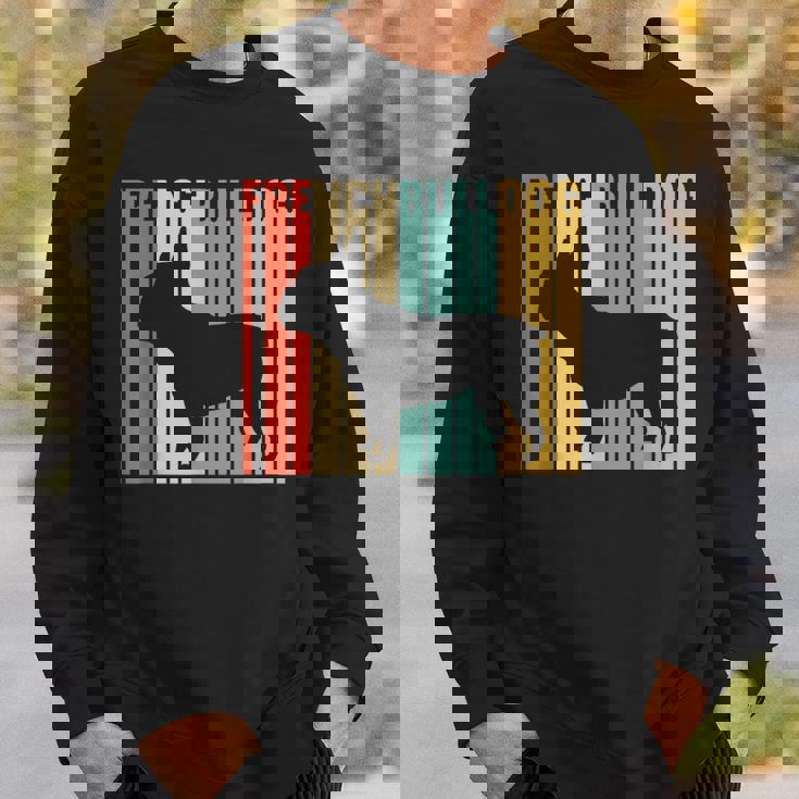 フレンチブルドッグ レトロ フレンチリー 犬 犬の飼い主 フレンチドッグ スウェットシャツ 彼への贈り物