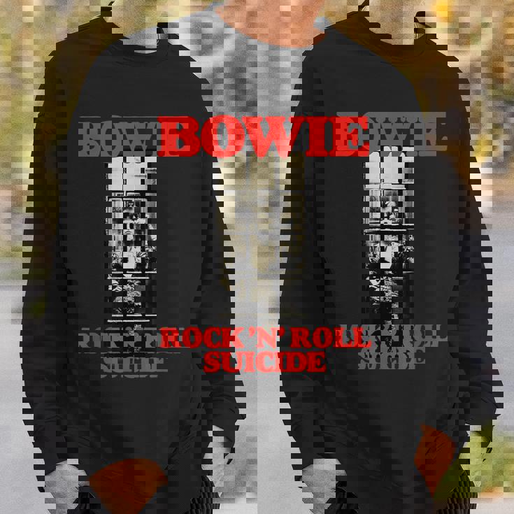 ブライアン・ウォードによるデヴィッド・ボウイ・ロックンロール自殺写真 スウェットシャツ 彼への贈り物