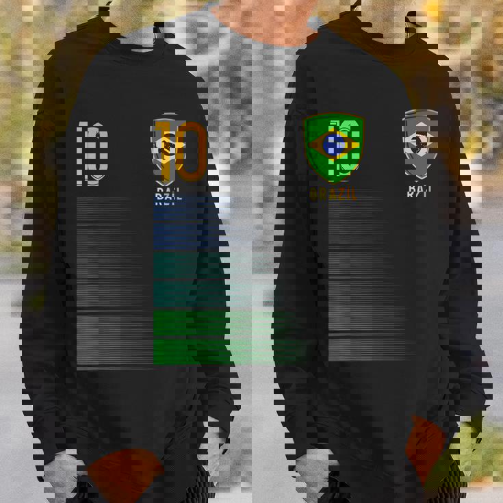 ブラジル国旗 ブラジルのプライド愛好家 スウェットシャツ 彼への贈り物