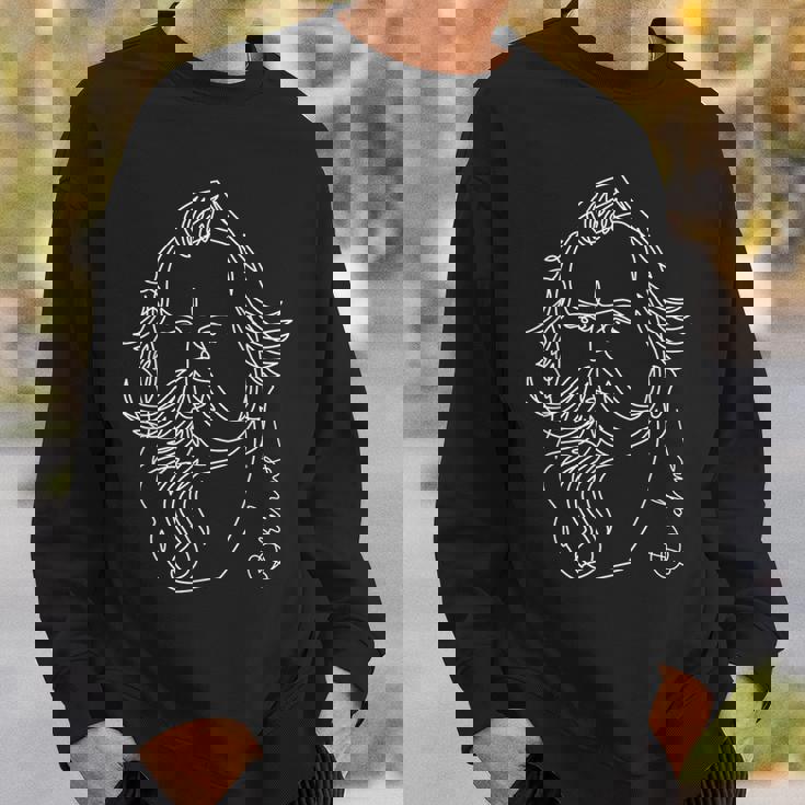 ブラームス 素晴らしい作曲家 クラシカル ポートレート ギフト スウェットシャツ 彼への贈り物