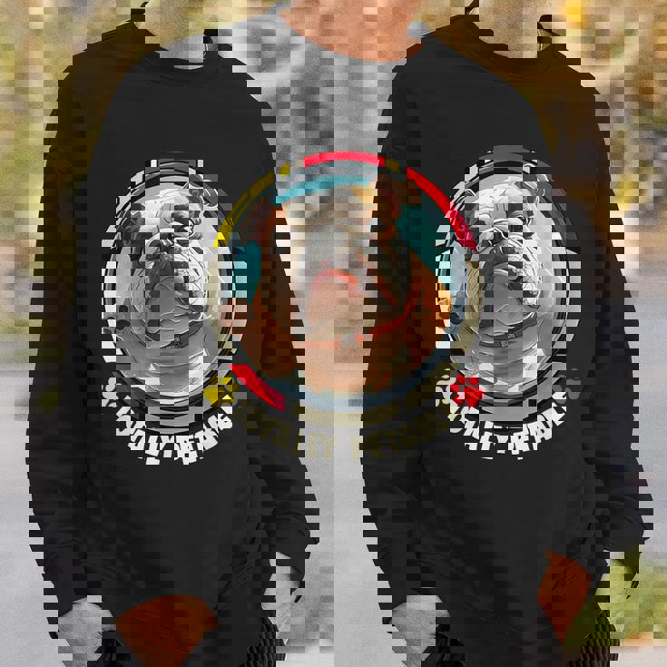 ブルドッグの飼い主 漫画で見る愛玩用ブルドッグ スウェットシャツ 彼への贈り物