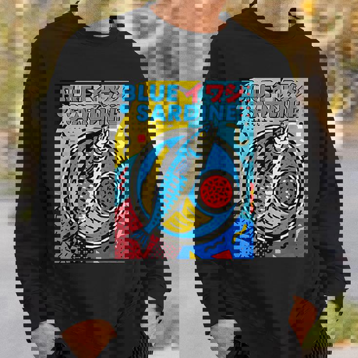 ブルーイワシ 和風メンフィススタイル スウェットシャツ 彼への贈り物