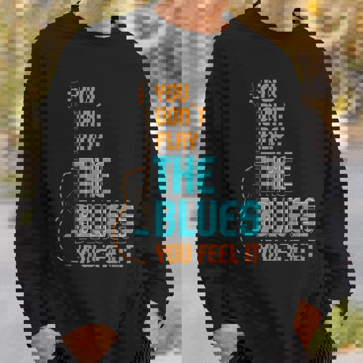 ブルース音楽 I 音楽バンド I ギター講師 ブルース スウェットシャツ 彼への贈り物