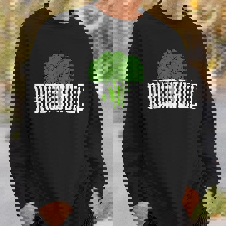 ブロッコホリック ブロッコリー中毒 恋人 野菜 おもしろ ビーガン Broccoholic スウェットシャツ 彼への贈り物