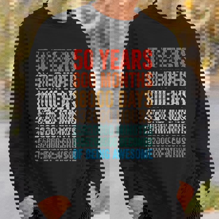 プレゼント 50歳 誕生日 ビンテージ 50年 レトロ スウェットシャツ 彼への贈り物