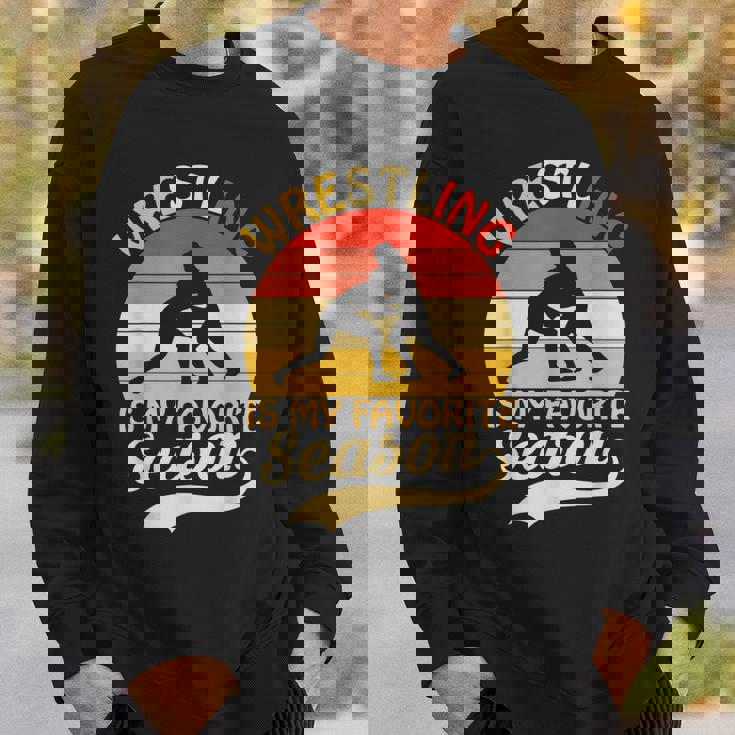 プロレス生活 高校レスリング部 レスリングコーチ スウェットシャツ 彼への贈り物