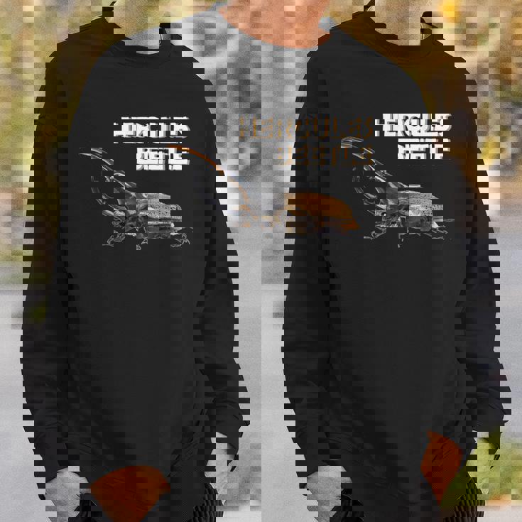 ヘラクレスカブトムシの写真 スウェットシャツ 彼への贈り物