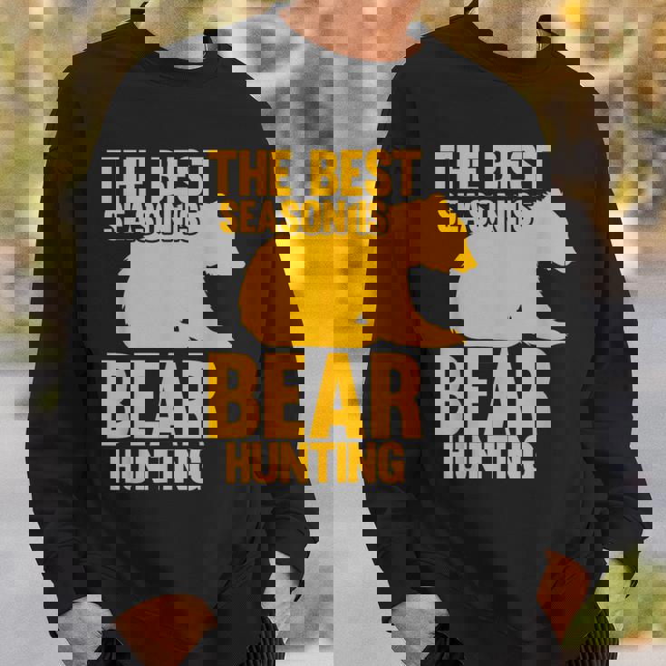 ベストシーズンはクマ狩りハンター スウェットシャツ 彼への贈り物