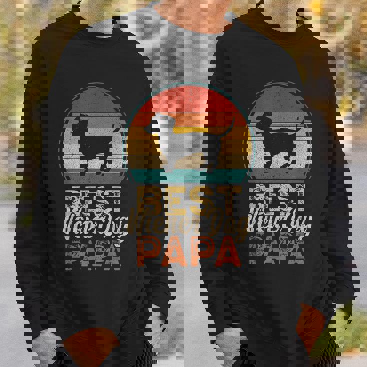 ベスト・ウィンナー・ドッグ・パパ、ダックスフント スウェットシャツ 彼への贈り物