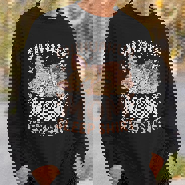 ベスト・チワワ・ママ・スリープ・シャツ、子犬と犬 スウェットシャツ 彼への贈り物