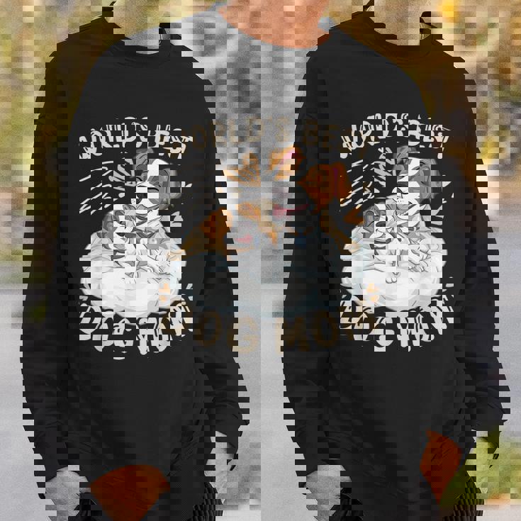 ベスト・ドッグ・ママ、子犬とジャック・ラッセル・テリア スウェットシャツ 彼への贈り物