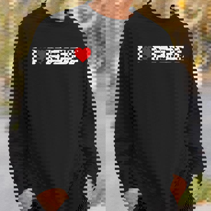 ベベ大好き スウェットシャツ 彼への贈り物