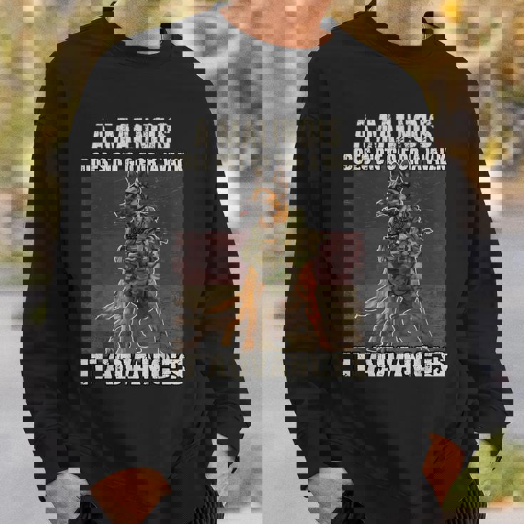 ベルジアン・シェパード・ドッグt（愛人と主人のマリノア用） スウェットシャツ 彼への贈り物