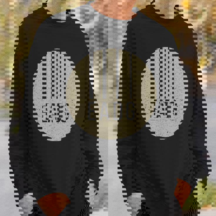 ベースギタリストベースプレーヤー Eadg 4弦 ベージュ アンティーク調 スウェットシャツ 彼への贈り物