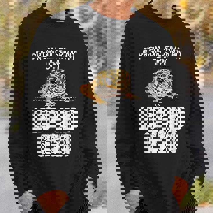 ペットヒョウモントカゲモドキギフト-私は私のヒョウモントカゲモドキが大好きです スウェットシャツ 彼への贈り物