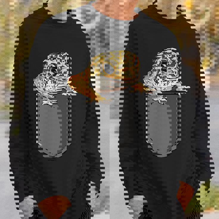 ペットヒョウモントカゲモドキギフト-私は私のヒョウモントカゲモドキが大好きです スウェットシャツ 彼への贈り物