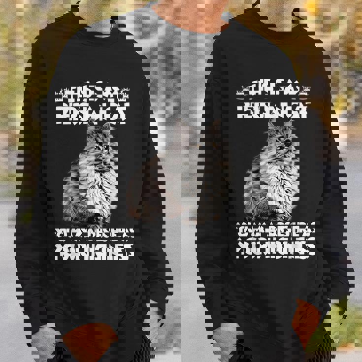 ペルシャ猫スウェットシャツ 彼への贈り物