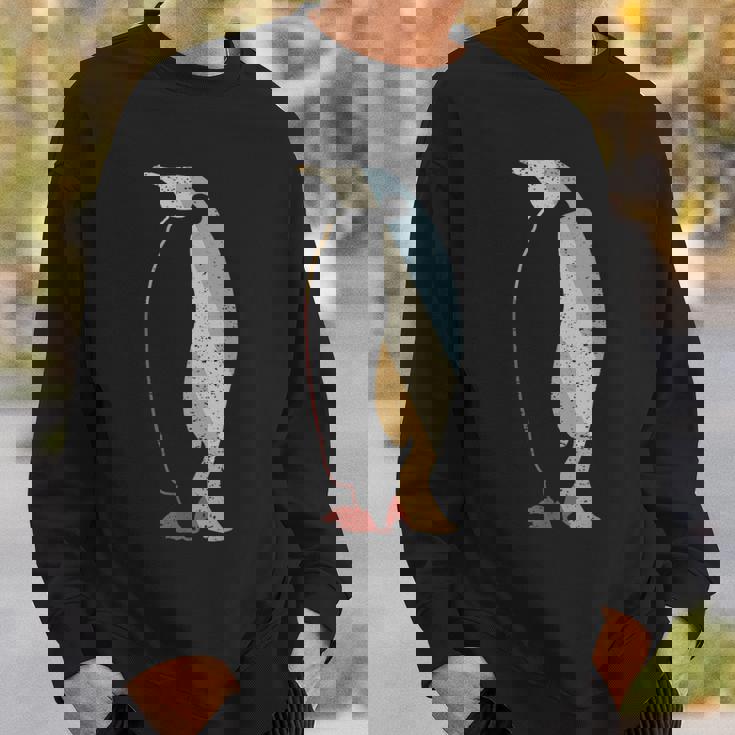 ペンギン レトロスタイル ビンテージ スウェットシャツ 彼への贈り物