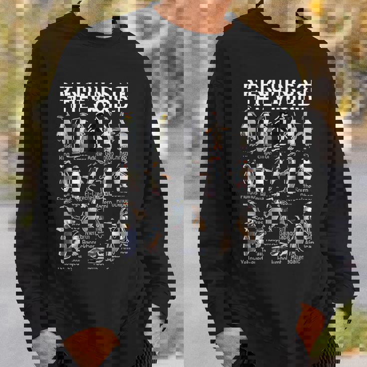 ペンギン好き 世界のペンギンズ ペンギンの種類 スウェットシャツ 彼への贈り物