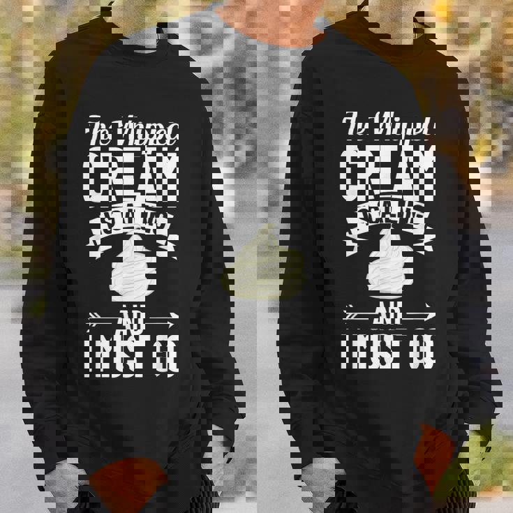 ホイップクリーム スイートクリーマー レシピ ケーキ ヘビークリーム スウェットシャツ 彼への贈り物