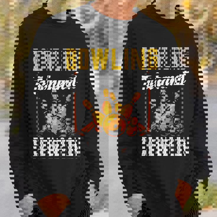 ボウリング大会優勝 クルー ボウリング チーム ホビー ボウラー スウェットシャツ 彼への贈り物