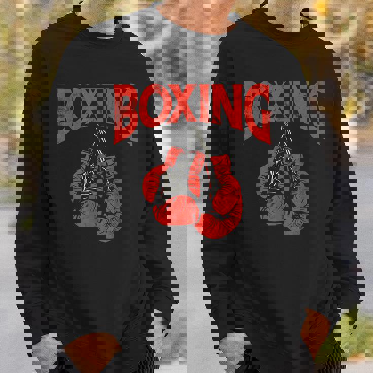 ボクシンググローブ ヴィンテージ ボクシング スウェットシャツ 彼への贈り物