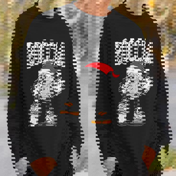 ボッチャ ボッチャボール クリスマスハット ボッチャボール ジャック付き スウェットシャツ 彼への贈り物