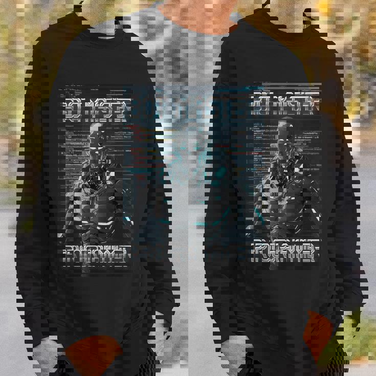 ボットマスタープログラマーaiロボット スウェットシャツ 彼への贈り物