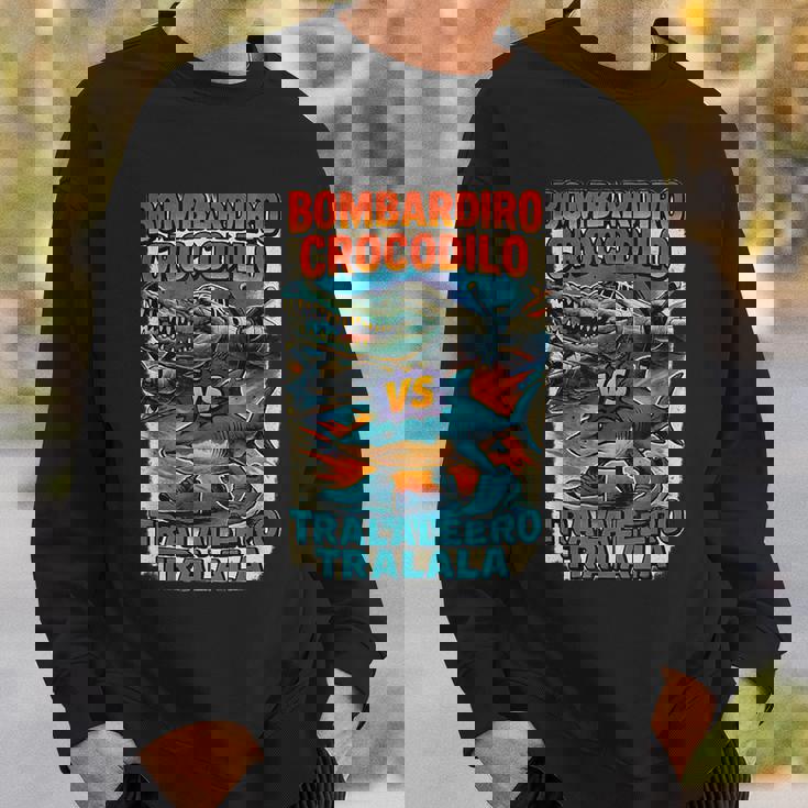 ボンバルディーロクロコダイロs トラレロトララーラ-イタリアンブレインロット スウェットシャツ 彼への贈り物