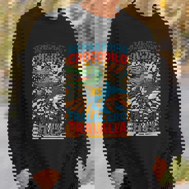 ボンバルディーロクロコダイロs トラレロトララーラ-イタリアンブレインロット スウェットシャツ 彼への贈り物