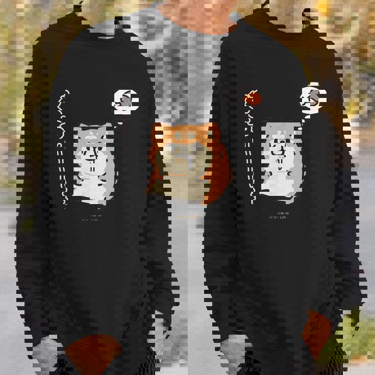 ボンレス犬とボンレス猫 はらぺこ ボンレス犬 スウェットシャツ 彼への贈り物