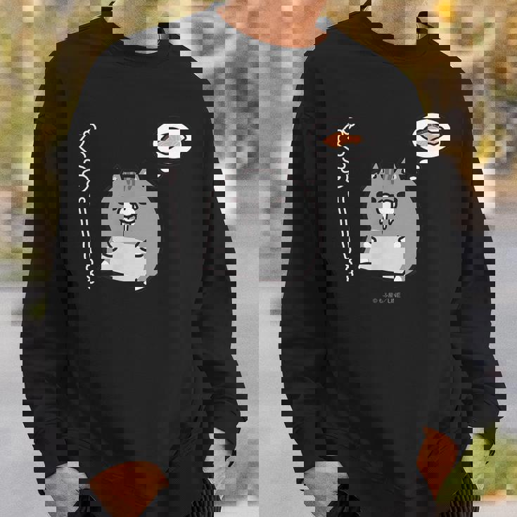 ボンレス犬とボンレス猫 はらぺこ ボンレス猫 スウェットシャツ 彼への贈り物