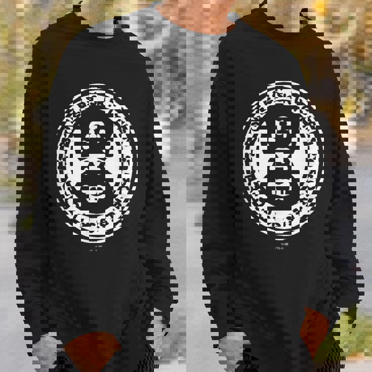 ボンレス犬とボンレス猫 ロゴ ダークカラー スウェットシャツ 彼への贈り物