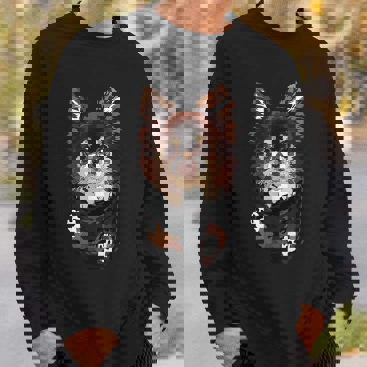 ポケットに入ったチワワ チワワ 子犬 長髪 犬好き スウェットシャツ 彼への贈り物