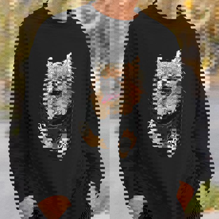 ポケットに入ったチワワ チワワ 長髪 チワワ 犬好き スウェットシャツ 彼への贈り物