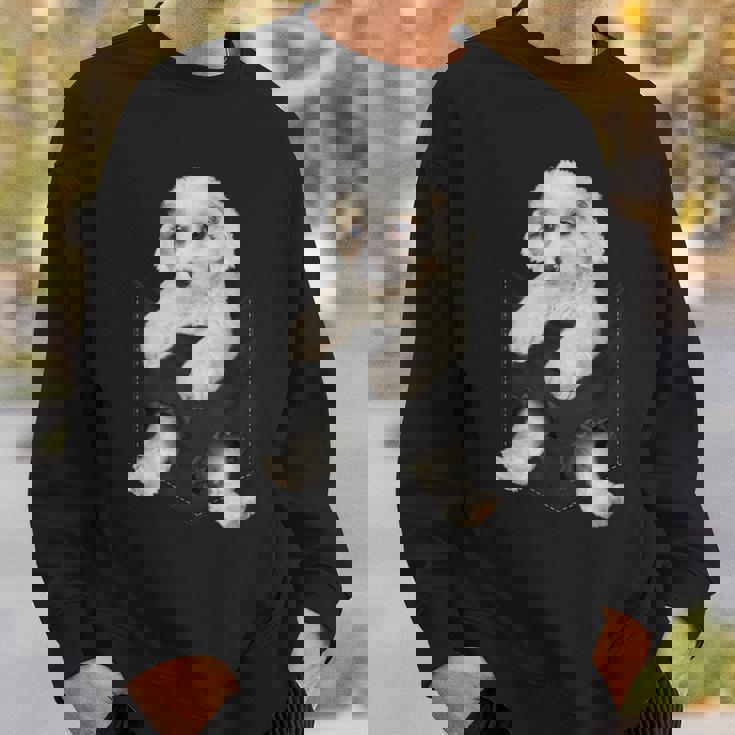 ポケットに入った面白いcavachon Dog Cavachon Dog好きのための スウェットシャツ 彼への贈り物