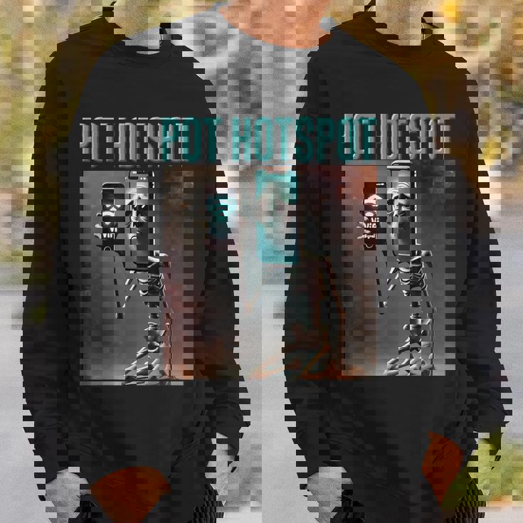 ポット ホットスポット スケルトン Ai モンスター イタリアン ブレイン ロート キッズ 男の子 スウェットシャツ 彼への贈り物