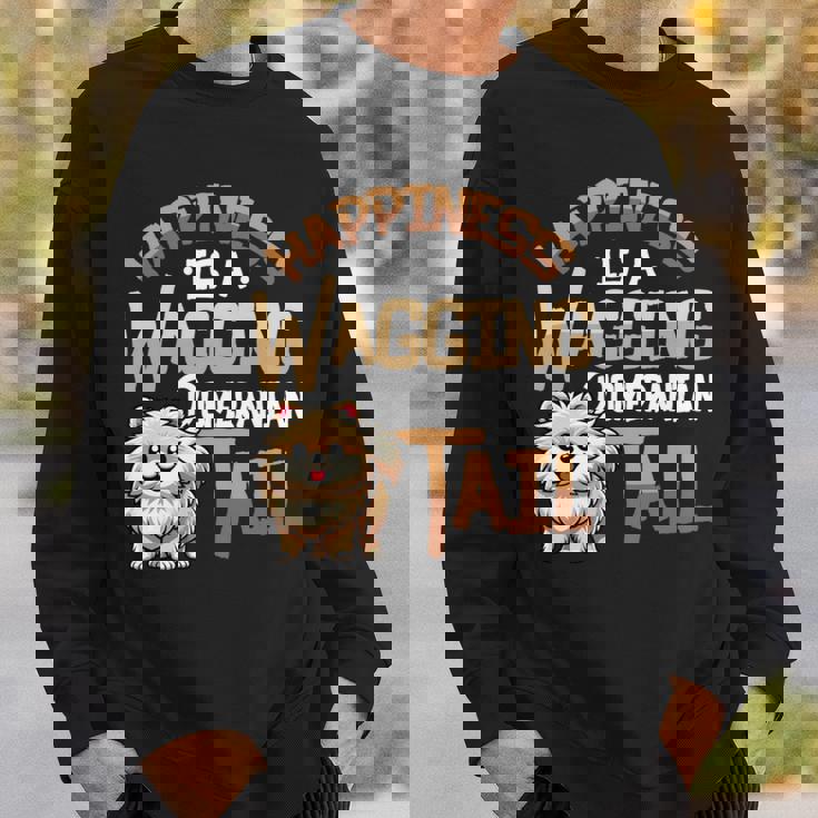 ポメラニアン犬種ポメラニアン 長袖tシャツ スウェットシャツ 彼への贈り物