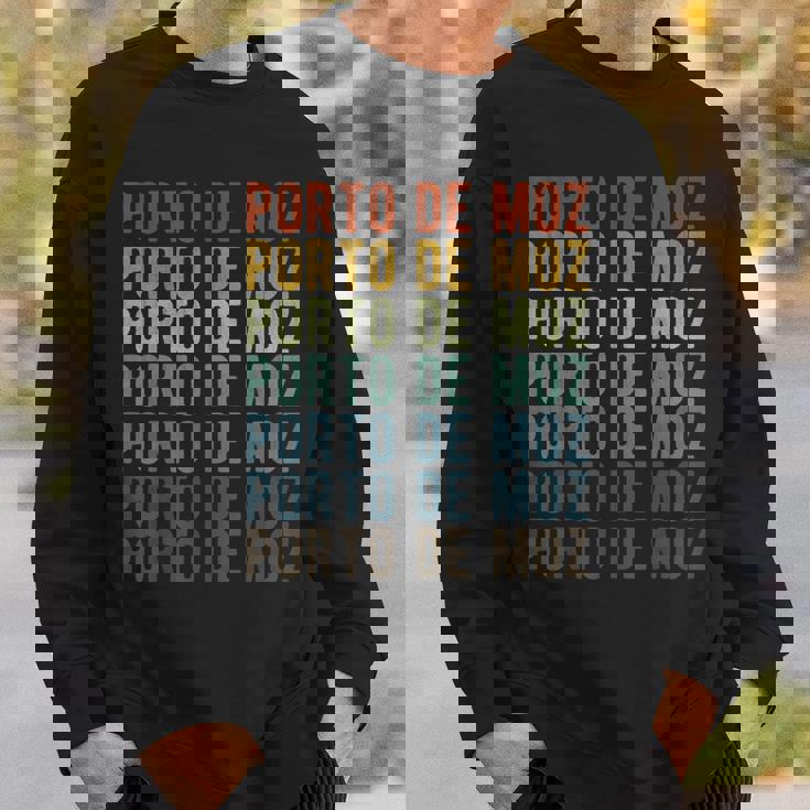 ポルト・デ・モズ シティ ブラジル レトロ スウェットシャツ 彼への贈り物