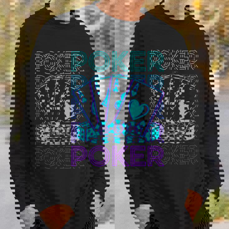 ポーカーレトロ スウェットシャツ 彼への贈り物