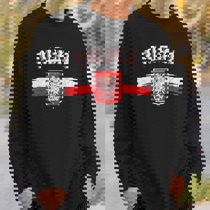 ポーランド 鷲の旗 ポーランドのためのレトロ スウェットシャツ 彼への贈り物