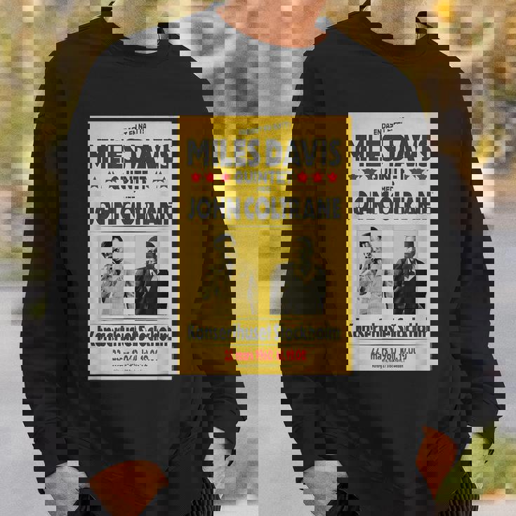 マイルス・デイビス・クインテットとジョン・コルトレーンストックホルム 1960 スウェットシャツ 彼への贈り物