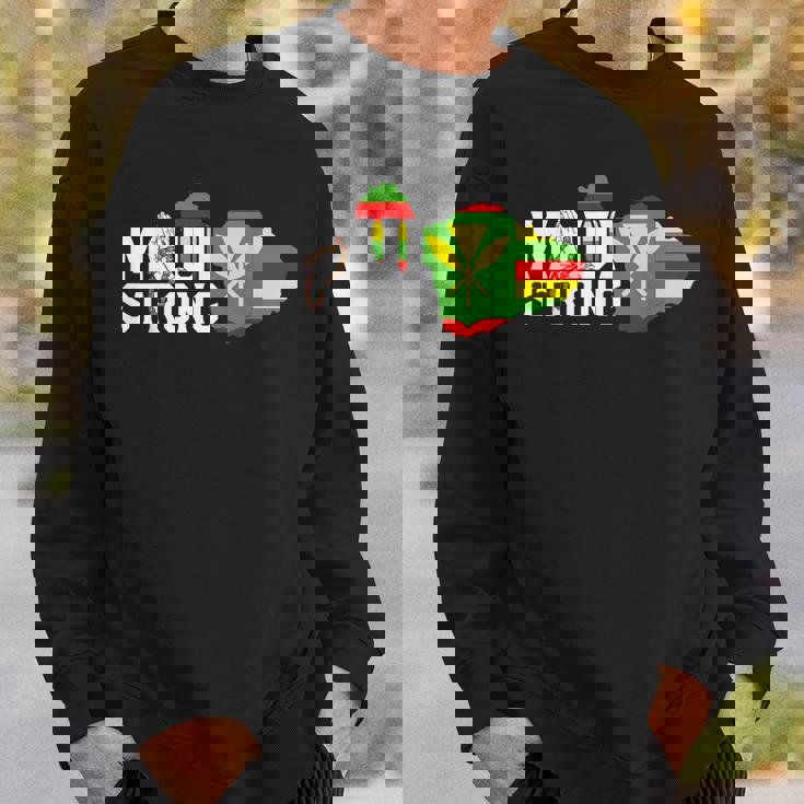 マウイ・ハワイ・ストロングのために祈って スウェットシャツ 彼への贈り物